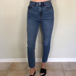 American Eagle Medium Wash Mom Jeans